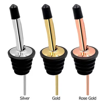 

Stainless Steel Wine Pourer Dispenser Bottle Caps Liquor Spirit Free Flow Spout Stopper Kitchen Bar Tools