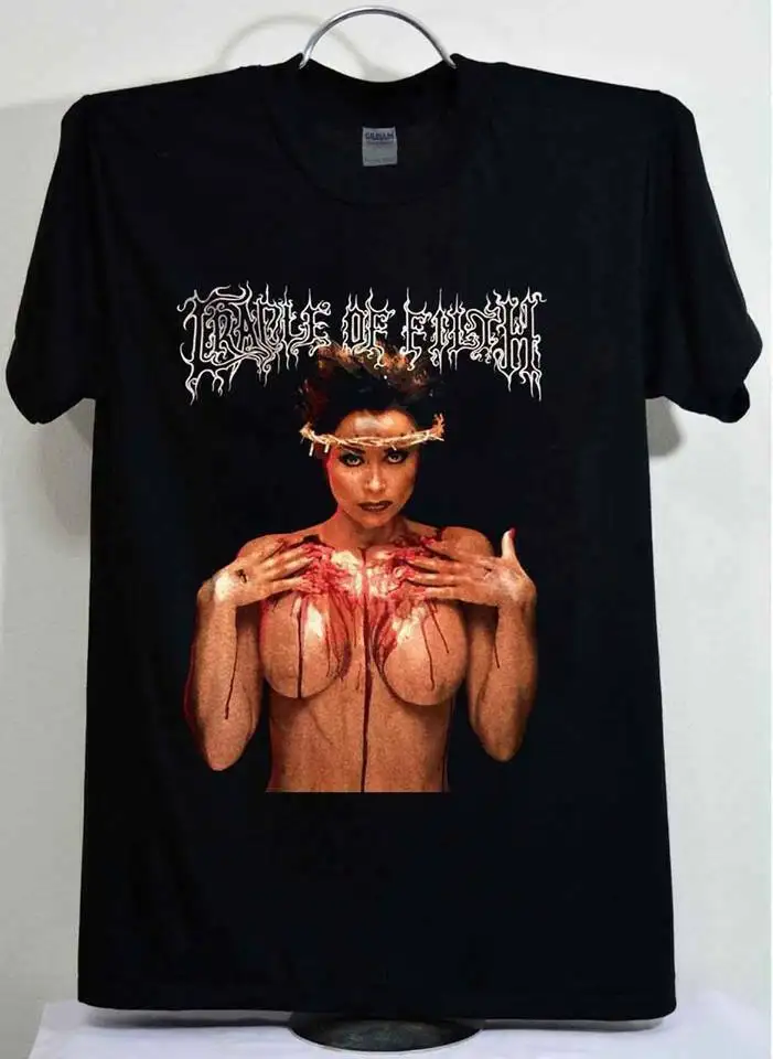 

Vintage CRADLE OF FILTH 90's Praise the Whore 1995 REPRINT T SHIRT new