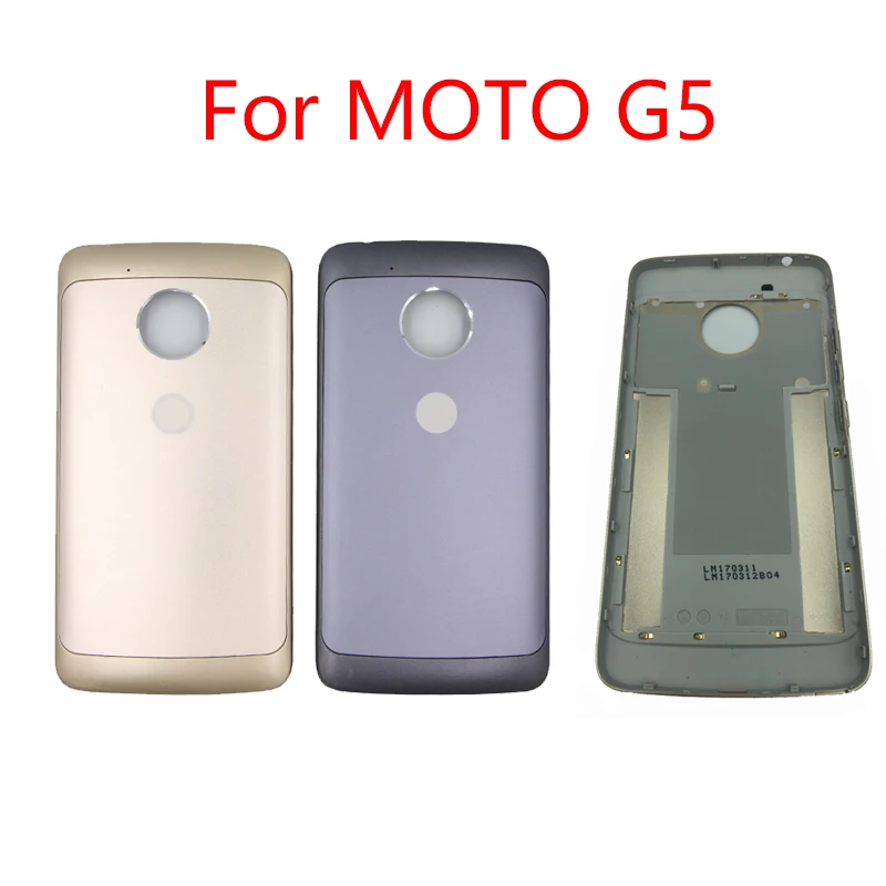 Задняя крышка батарейного отсека 10 шт./лот для Motorola Moto G5 XT1685 XT1672 XT1670 XT1671 XT1676 XT1675