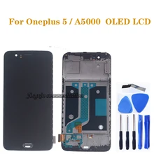 AMOLED Display for Oneplus 5 A5000 OLED LCD display + touch screen digitizer Assembly for Oneplus Five LCD Repair parts AMOLED Display for Oneplus 5 A5000 OLED LCD display + touch screen digitizer Assembly for Oneplus Five LCD Repair parts