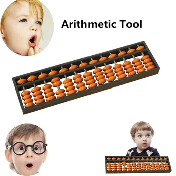 

Hot! Abacus Toys 13 Digits Kid School Learning Math Arithmetic Toy Chinese Traditional Abacus Educational Toys for Children