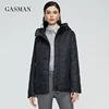 GASMAN new Women's spring  autumn jackets 2022 Stand-up Collar zipper Women Coat Fashion short Warm outwear casual parka 81855 ► Photo 3/6