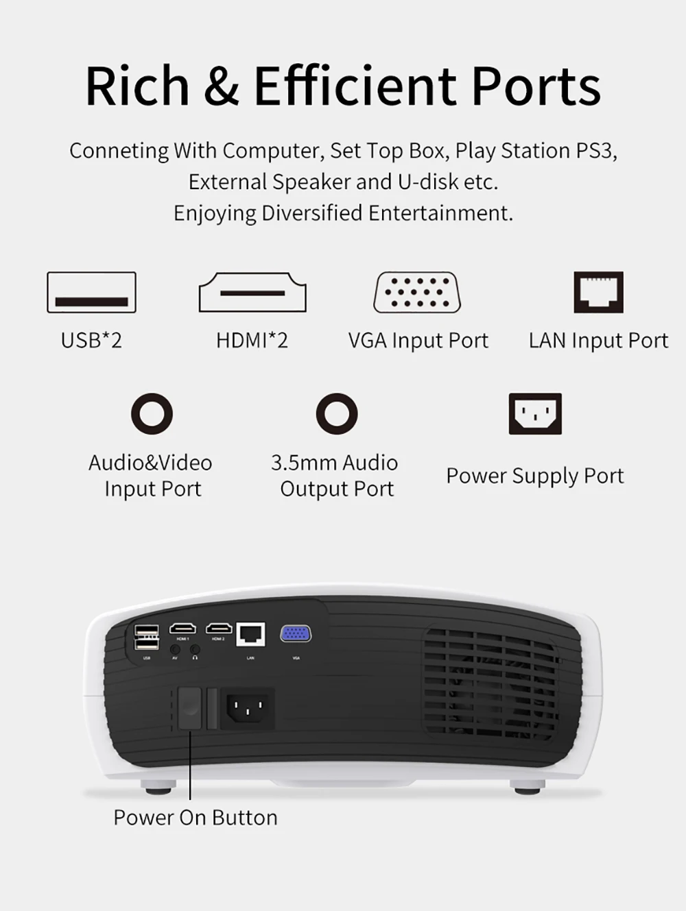 1080p projector Smartldea Build in Android 9.0 2G + 32G Wifi Projector native 1920x1080P Full HD video game Proyector LED 3D Home cinema Beamer projector near me