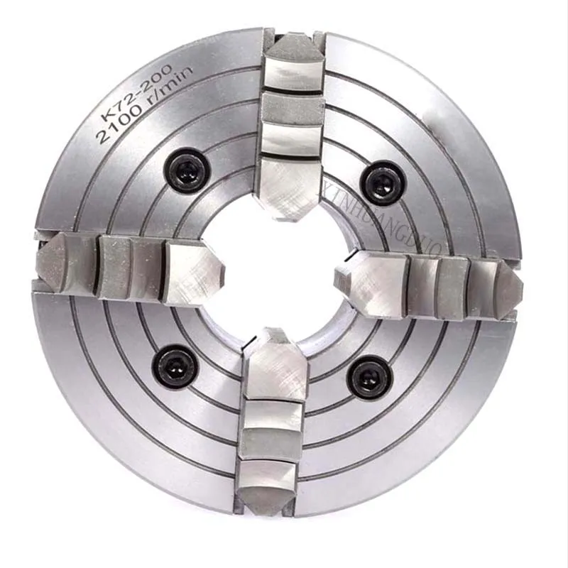 

K72-200 4 jaw chuck/200MM manual lathe chuck/4-Jaw Independent Chuck 8'' Four-Jaw Chuck