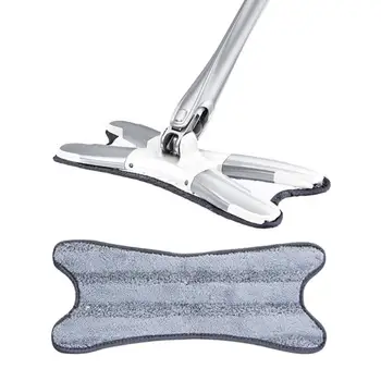 

X-type 360 Degree Floor Mop Hand-free Wash Flat Mops with Microfiber Cleaning Cloth Manual Extrusion Household Cleaning Tools
