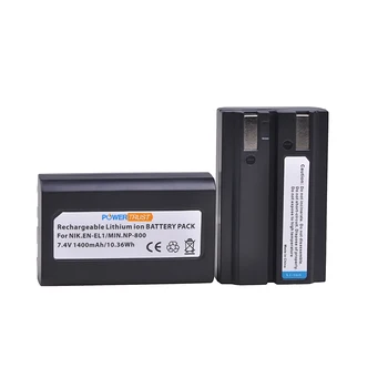 

PowerTrust EN-EL1 ENEL1 Battery 1400mAh for Nikon EN EL1 CoolPix 4300 5400 8700 500 775 880 885 990 995 Bateria