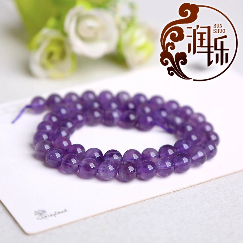 Круглые Бусины Из Натурального Кристалла высокого качества кварцевые бусины для