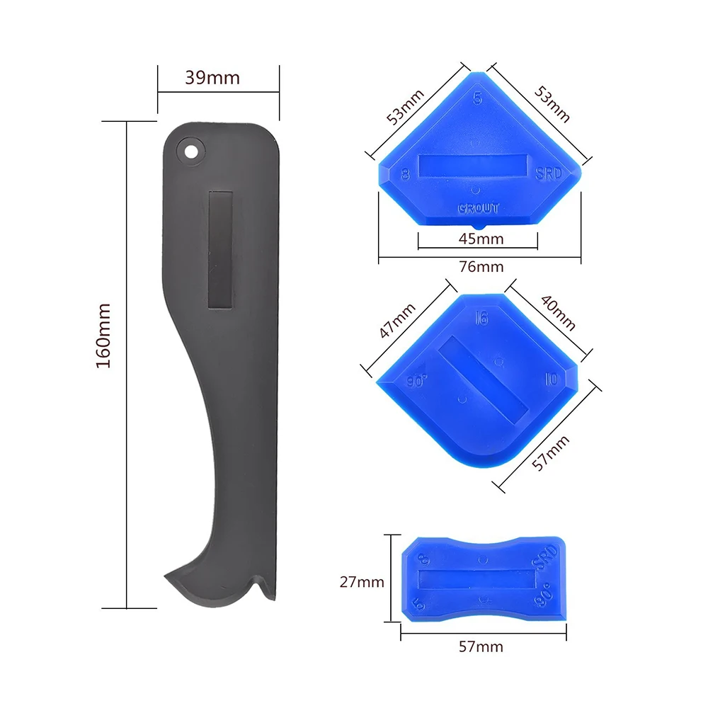 4 шт. шпатель для герметика набор инструментов герметизации средство очистки
