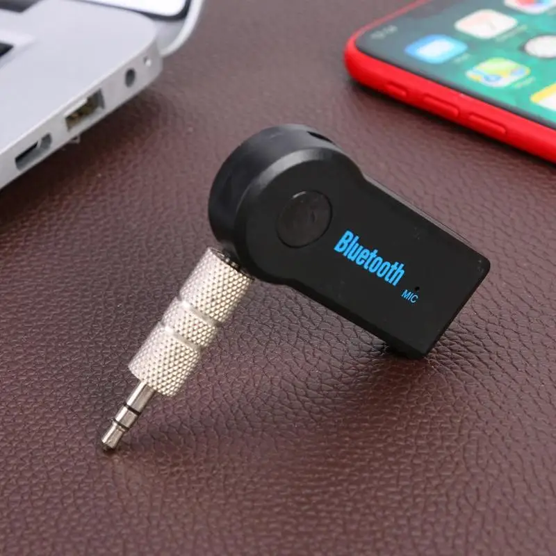 Беспроводной 3,5 мм разъем AUX аудио приемник Handsfree Bluetooth передатчик автомобильный комплект рабочий диапазон максимум 10 м без помех