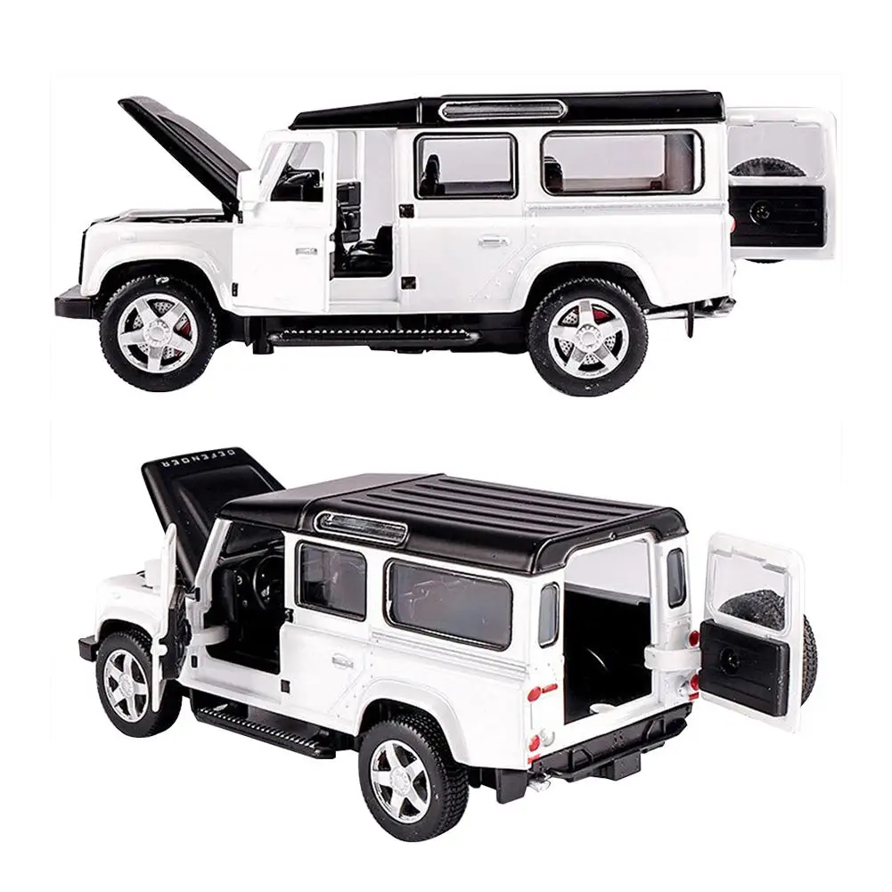 Детские игрушки 1/32 детская модель игрушечный автомобиль для Land Rover Defender сплав модель автомобиля Acousto-optic автомобиль игрушка