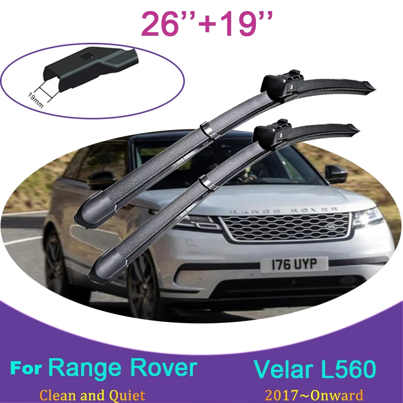 Per Range Rover Velar L560 Elettrico 2017 ~ 2021 P250 P340 P380 P400 Parabrezza Anteriore Tergicristalli Senza Telaio Accessori Auto
