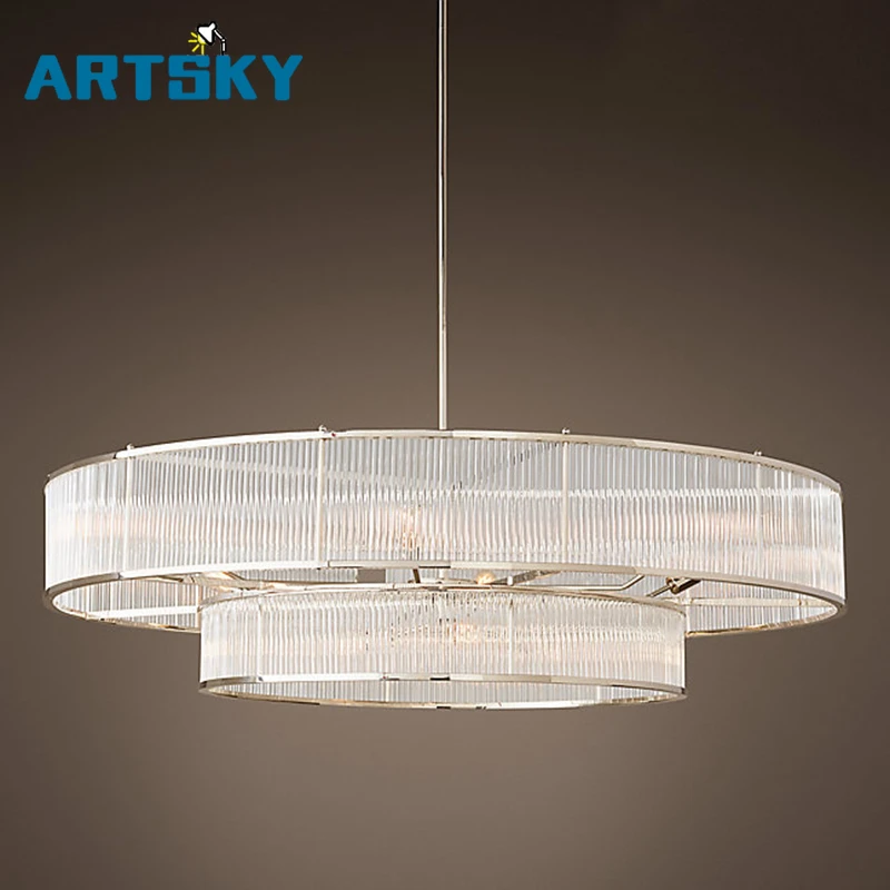 

American Minimalist Nordic Double-decker Modern Pendant Light for Bedroom Dining Lighting Decoration