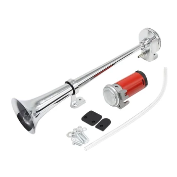 

12V Single Electric Pump Trumpet Air Horn Kit 150db For Car Truck Van Boat