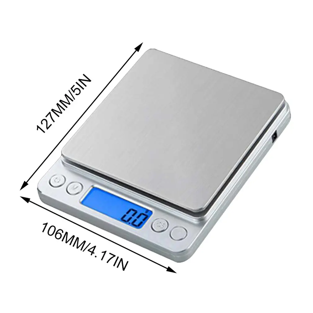 High-Precision Tea Electronic Jewelry Scale Kitchen Scale Gram 0.01G0.1G i2000 Scale Mini Jewelry Scale
