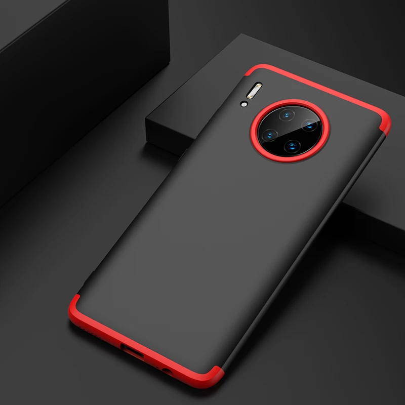 Жесткий чехол 3 в 1 для huawei mate 30, матовая броня, гибридная защитная задняя крышка для телефона huawei mate 30 5G 360, полное покрытие 6,62 дюймов