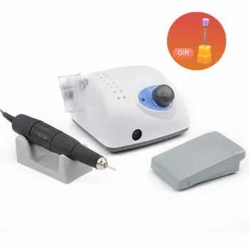 

Authent 65W 35000RPM Electric Nail Drill Machine Strong 210 105L 2.35mm Model Manicure Pedicure Nail File Bit Nail Art Equipment