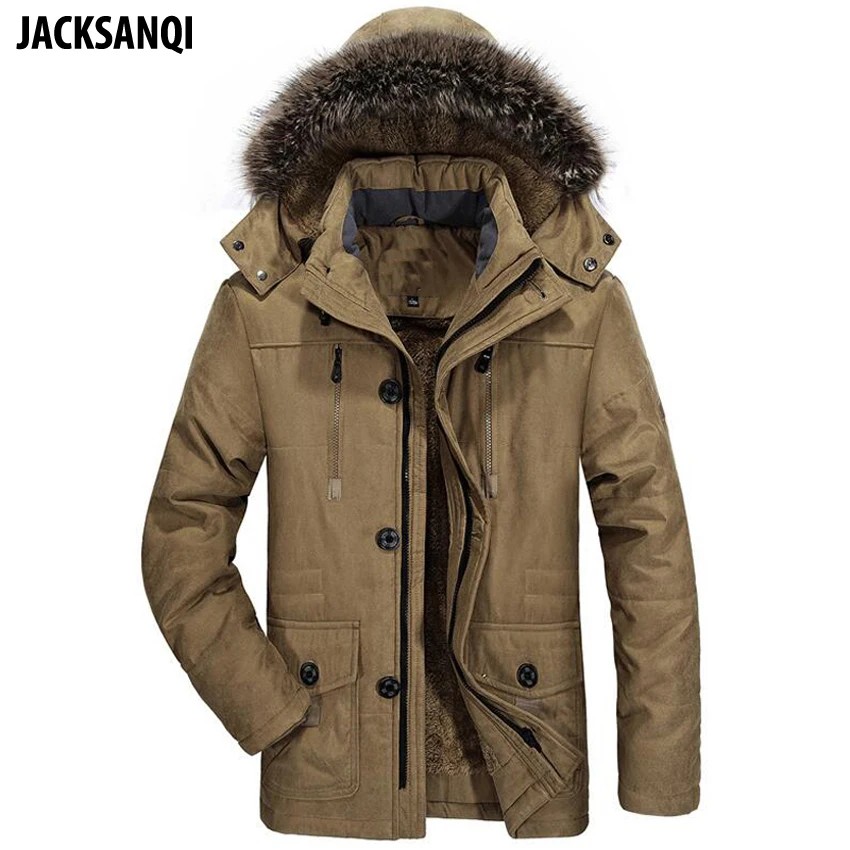 JACKSANQI Men's Winter Fleece Thermal Jackets Outdoor Sport Man Windbreaker Hiking Trekking Camping Climbing Male Coat 6XL RA347
