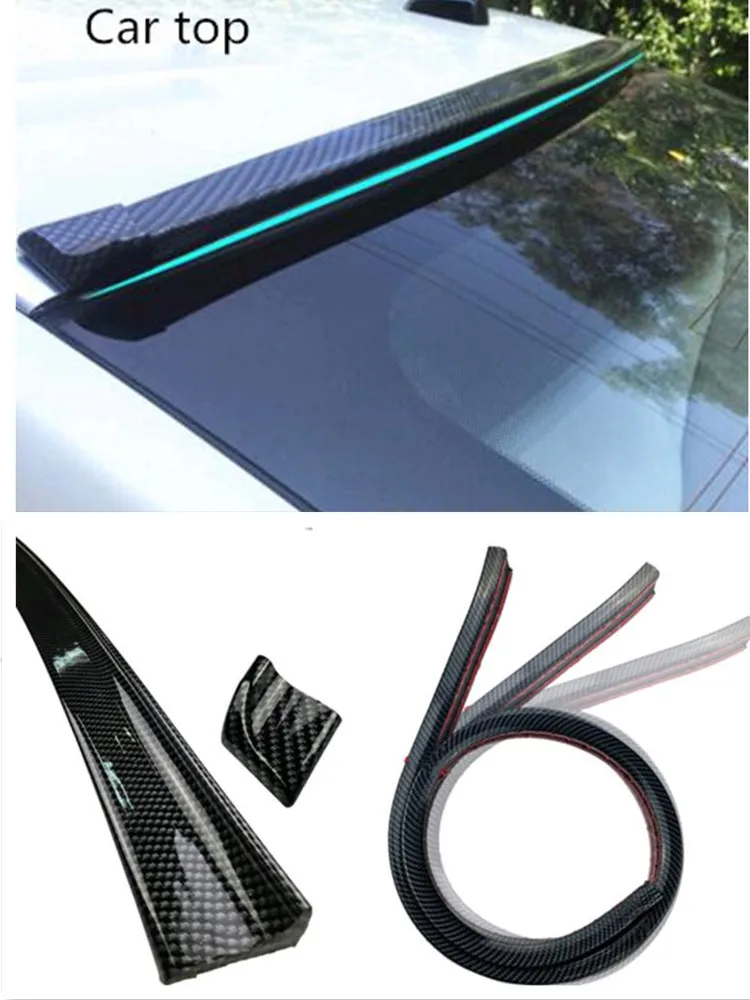 15MUniversalCarRoofspoilerCarbonFiberModifiedTailForPeugeot