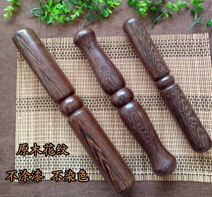 Solid wood Taiji ruler chicken wing wood health sticks skill stick massager 