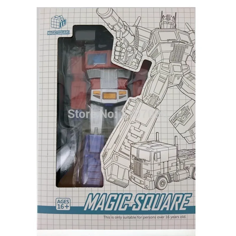 Red Retail Box MS-TOYS преобразования MS01 MS-01 MS01X MS-01B MS-01W MS-01S OP Commander MP3.0 фигурка игрушки робота - Цвет: Red Retail Box