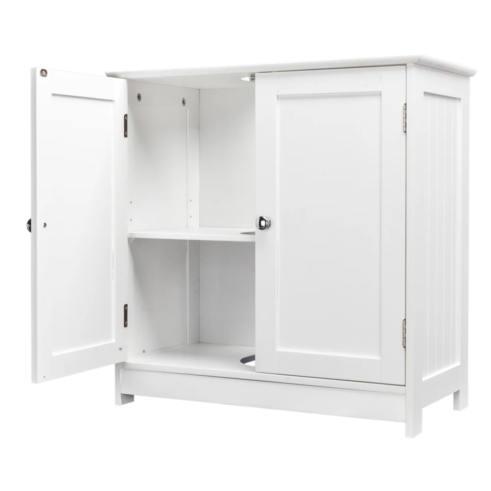 

Bathroom Sink Cabinet Space Saver Under Basin Storage Organizer with 2 Doors E2S