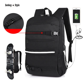 

Senkey &Style Outdoor Backpack Men Business Waterproof Computer Schoolbag Large-capacity Travel Bagpack Oxford Student Backpacks