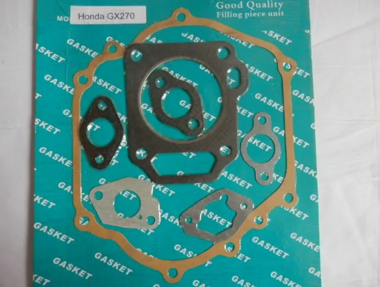 

GX270 GASKET SET FITS HONDA 270CC 4 STROKE OHV 9HP ENGINE COMPLETE CYLINDER CARBURETOR MUFFLER AIR CLEANER CRANKCASE GASKETS