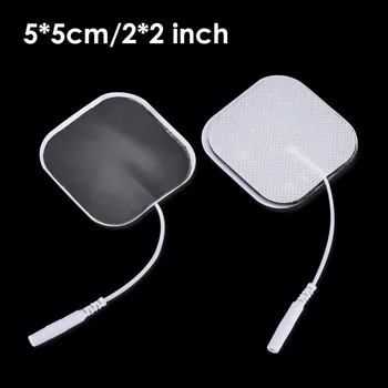 

10/20pcs 5*5cm Electrode Pads For Tens Acupuncture Physiotherapy Machine Ems Nerve Muscle Stimulator Slimming Massager Patch