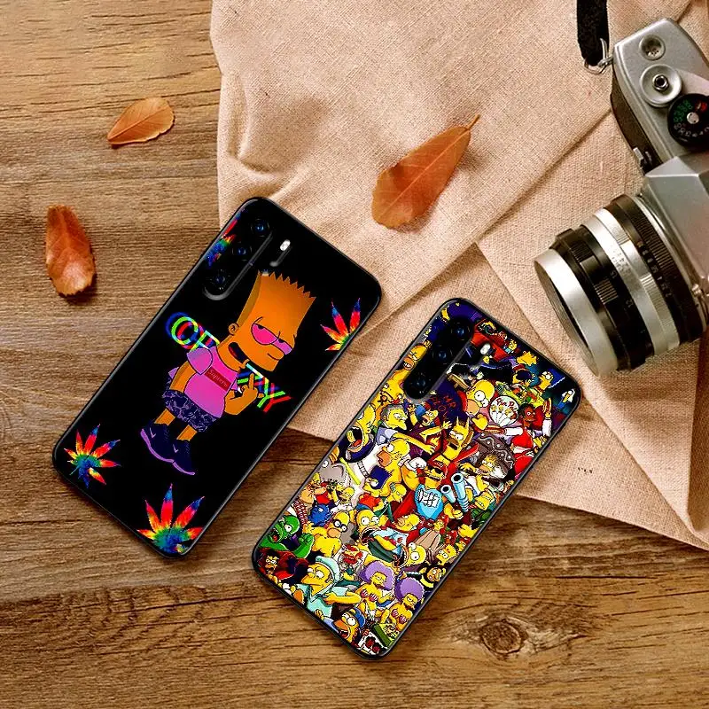 Желтые озорные черные силиконовые чехлы для huawei Y6 Y7 Y9 Prime 2018 2019 Nova 2i 3 4 3i Lite mate 10 20 Pro