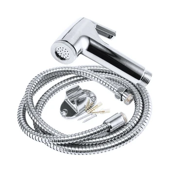 

Toilet Bathroom Hand Held Handheld Diaper Sprayer Shower Bidet Spray Hose Holder