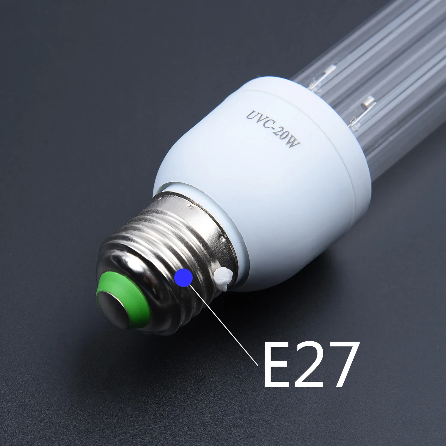 

Sterilization Lamp Quartz E27 Light Blub Disinfection Replace Ultraviolet Compact Germicidal Durable