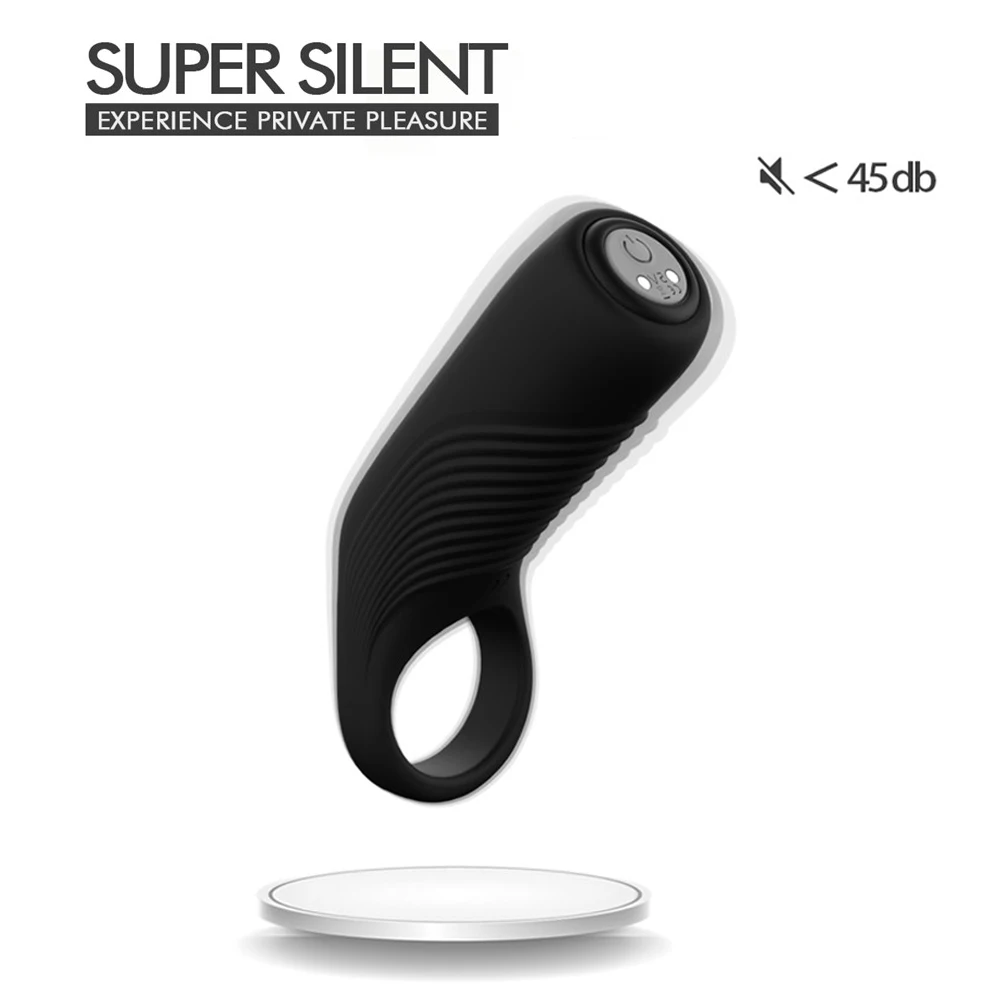 Кольцо для пениса с USB зарядкой Стимулятор клитора кольцо вибратор мужчин