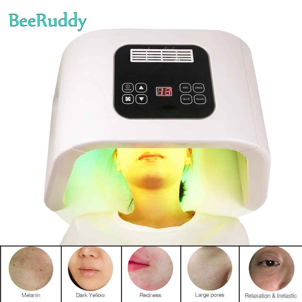  Professional Photon 7 Colors PDT Led Light LED Facial Mask Machine Acne Treatment Face Whitening Sk - 4000178005238