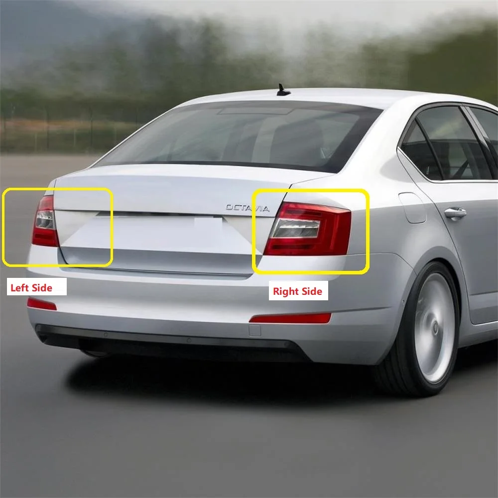 Правая сторона для Skoda Octavia Mk3 A7 5E 2013 задний фонарь автомобильный Стайлинг светодиодный