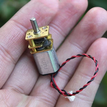 

Micro N20 Gear Motor DC 3V-6V 5V 60RPM Slow Speed Mini 12mm Full Metal Gearbox Gear Reducer Motor DIY Robot Car Electronic lock