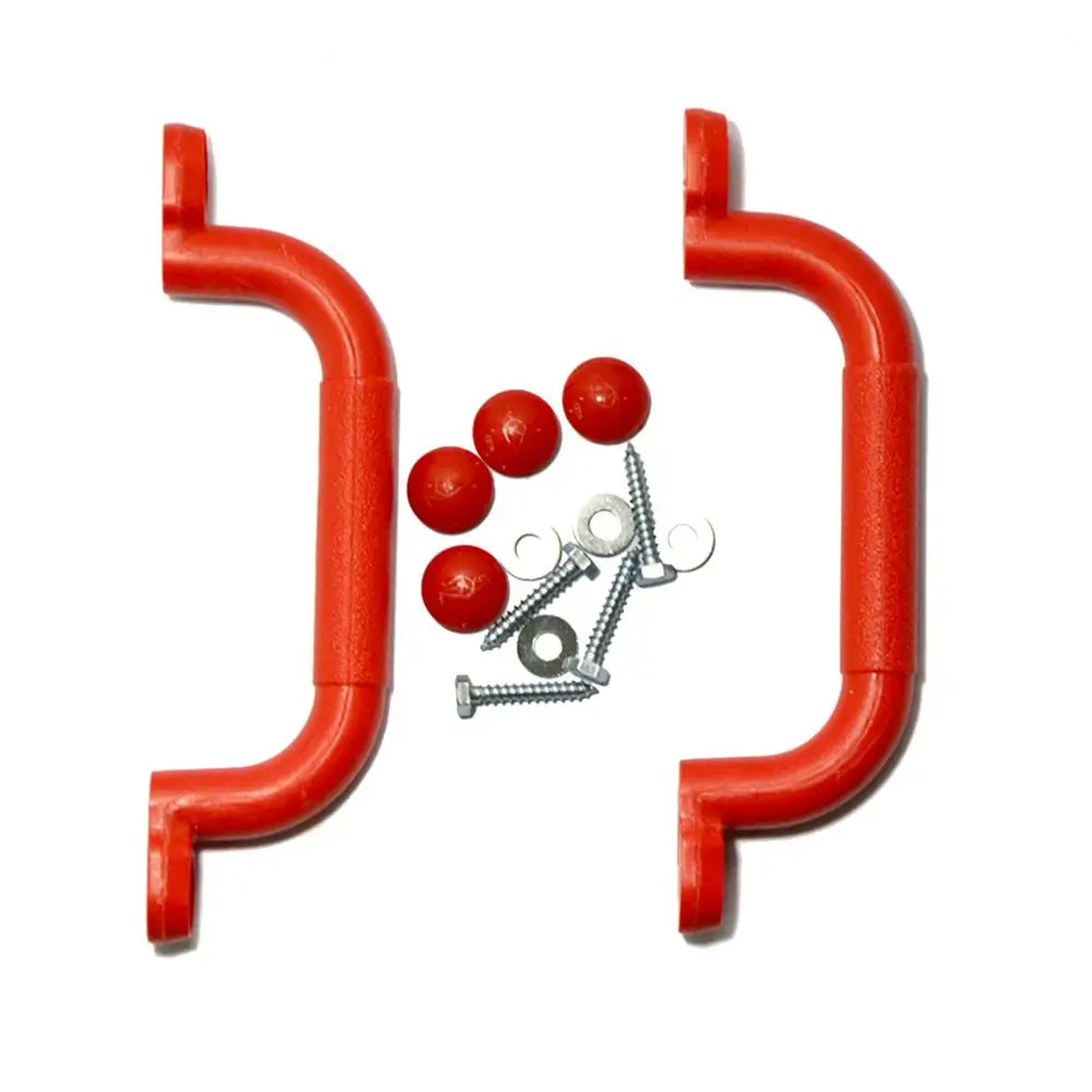 

Playground Handles Solid Playset Safety Handles With Finger Grips For Climbing Frame & Play House Set Of 2