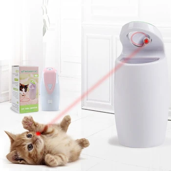 

USB Charging Automatic Rotating Laser Light Infrared Laser Funny Cat Toy Electric Cat Toy Laser Funny Cat Stick 5