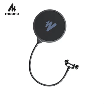 

Microphone Pop Filter MAONO Metal Pop Shield Windscreen with Double Layer for USB Microphone Podcast