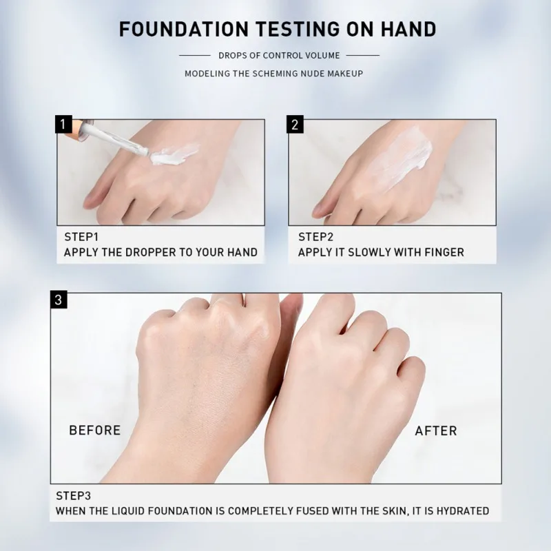 Color Changing Liquid Foundation Temperature Color Changing Liquid Foundation Makeup Brightening Concealer Liquid Foundation
