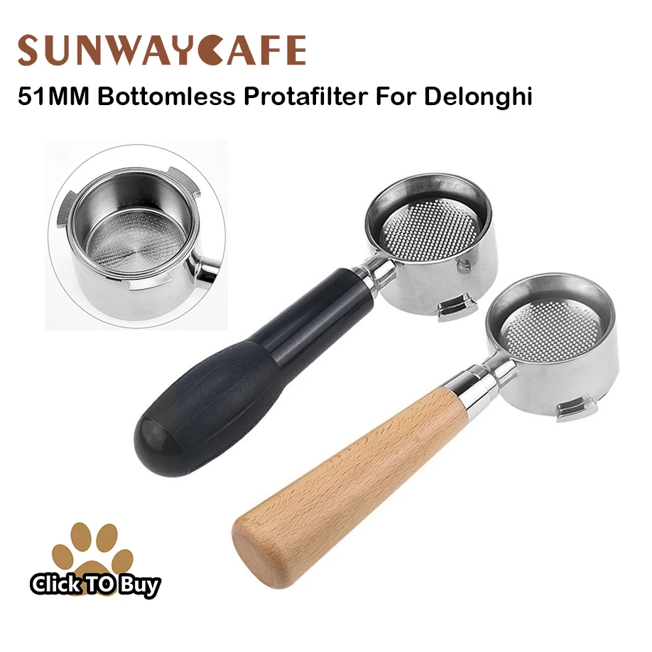Coffee-Bottomless-Filter-For-Delonghi-ec680-ec685-Filter-51MM-Stainless-Steel-Replacement-Filter-Basket-Coffee-Accessories
