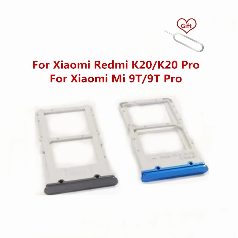 Для Xiao mi Red mi K20/K20 Pro держатель лотка для sim-карты слот для карты адаптер для Xiaomi mi 9 T/9 T Pro замена запасных частей