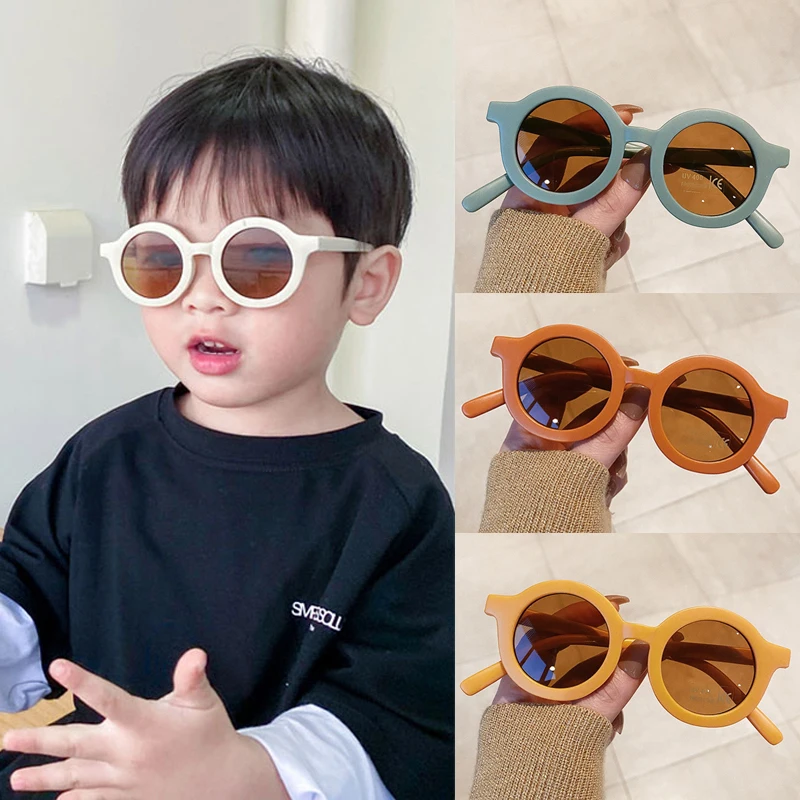 

Small Round Kids Sunglasses Fashion Boy Girls Vintage Sun Glasses UV400 Protection Children's Colors Eyewear Lentes De Sol Gafas