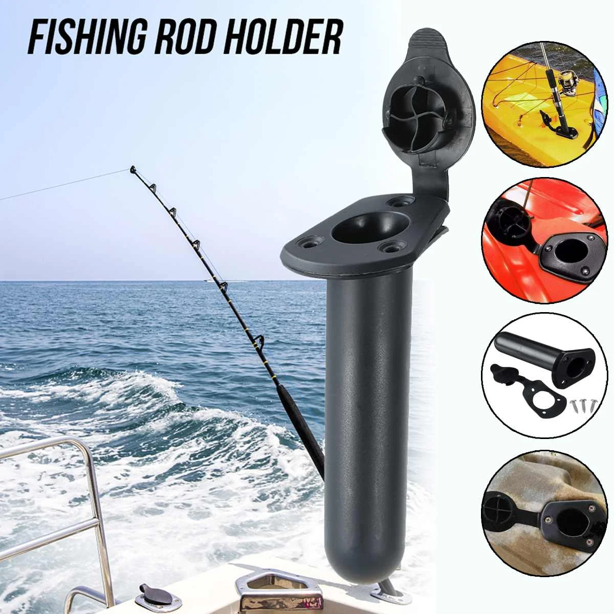 kayak fishing pole holder