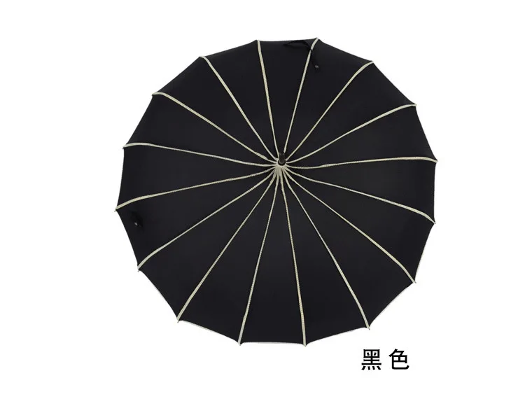 Пагода зонтик с одной точкой обернутый длинной ручкой Принцесса Солнцезащитный козырек свежая креативная фотография Ретро Солнечный зонтик Дождь Солнечный