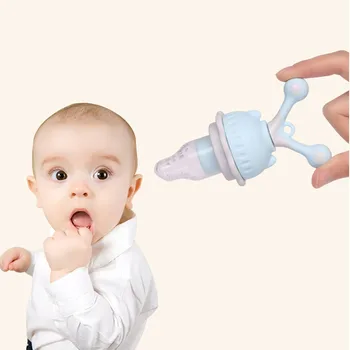 

Baby Teether Nipple Fruit Food Silicona Bebe Silicone Teethers Safety Feeder Bite Food Teether BPA Free AXP086