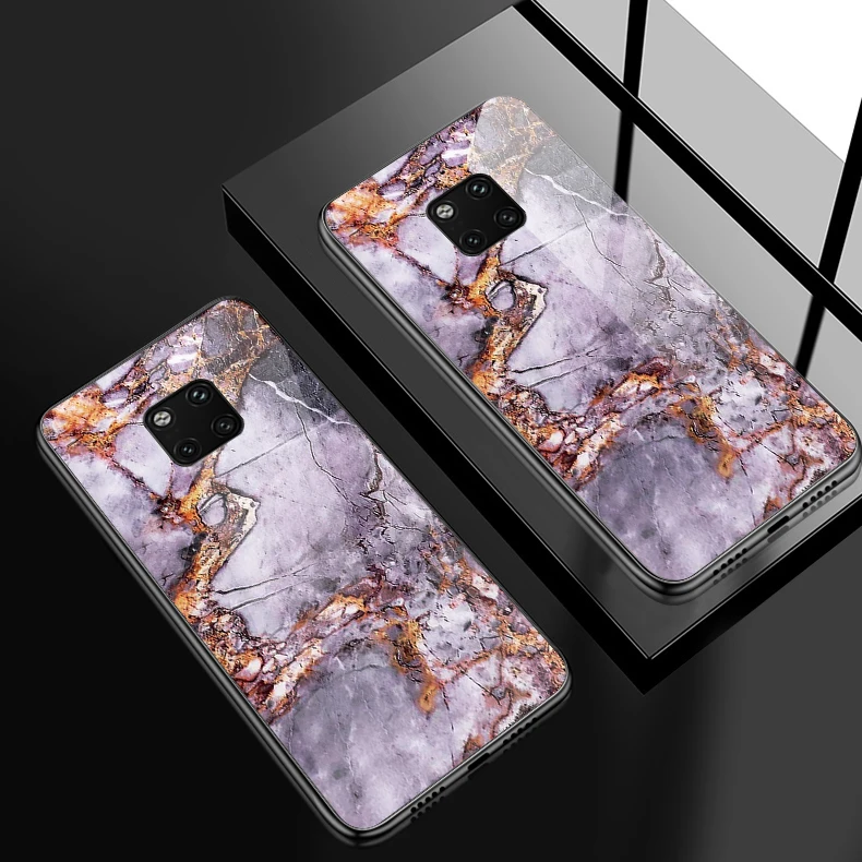 Модный чехол для телефона huawei Enjoy 9s из закаленного стекла Mate20 Lite Pro Nova 2 3i 4 P Smart+ P20 P30 Honor Play Роскошная оболочка - Цвет: W328