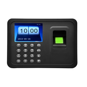 

Password Attendance Machine Biometric Fingerprint Time Attendance System Office Employee Recognition Recording Device US Plug