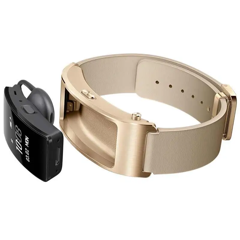 Light Brown Смарт-браслет huawei TalkBand B3 Talk Band Dial ответ на звонки Bluetooth 0," oled-экран носимые спортивные браслеты - Цвет: Light Brown