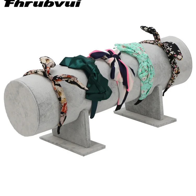 2020 New Velvet+Plasti Headband Hair Clasp Display Rack Women Tiaras Holder Jewelry Stand for Shop Supply Counter Showcase