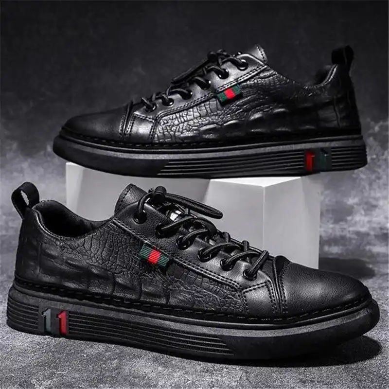 Winter Manner Schuhe Trend Business Krokodil Muster Leder Schuhe Wilden Casual Schwarz Bord Schuhe Wasserdicht Nicht Slip Walking Schuh Walking Shoes Aliexpress